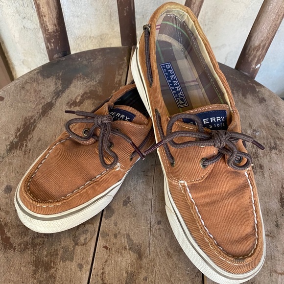 Sperry Top-Sider Women’s Corduroy Brown - Picture 1 of 4